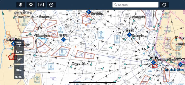 Cartas de Argentina actualizadas para ForeFlight